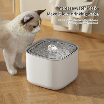 3L Cat Water Fountain – Automatic Filtered Dispenser