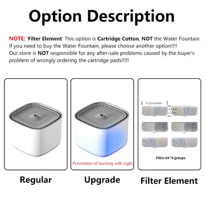3L Cat Water Fountain – Automatic Filtered Dispenser
