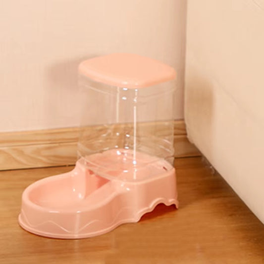 Automatic Pet Feeder Cat Drinking Bowl Cat Bowl Large Capacity Dog Bowl 3.8L Combination Food Storage Bucket Pet Supplies