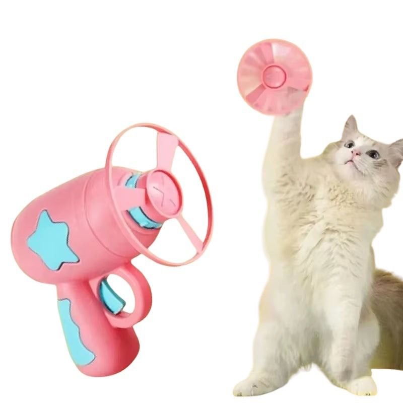 interactive cat toy launcher for indoor cats